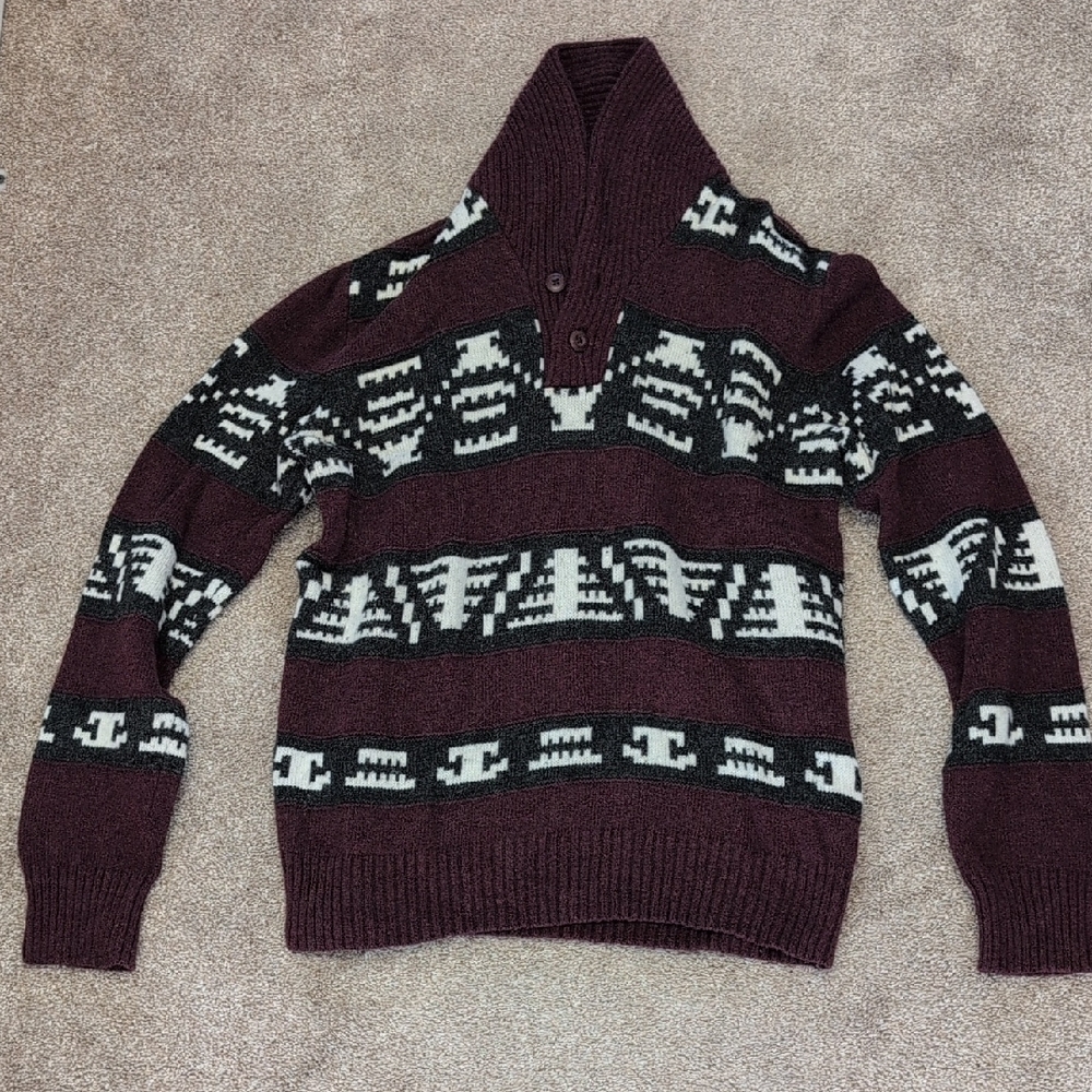 American Eagle Outfitters Shawl Neck Sweater